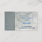 Cartão de visita advogado. 名刺 (正面)