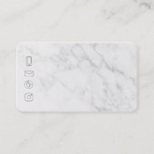 Cartão de Visita - Designer de Cílios - Maquiadora 名刺 (裏面)