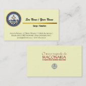 Cartão de Visita Editável da CARN Brasil 名刺 (正面/裏面)