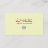 Cartão de Visita Editável da CARN Brasil 名刺 (裏面)