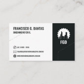 Cartão de Visita Engenheiro Civil 名刺 (裏面)