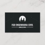 Cartão de Visita Engenheiro Civil 名刺 (正面)