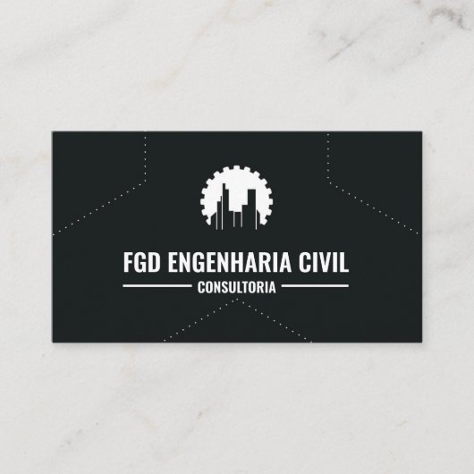 Cartão de Visita Engenheiro Civil 名刺 (正面)