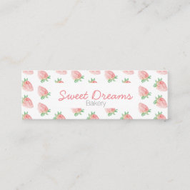 Cartão De Visita Mini Strawberry スキニー名刺