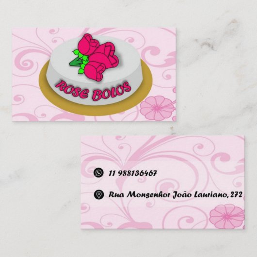 Cartão de visita Padrão 8,9 x 5,1 cm 名刺 (正面/裏面)