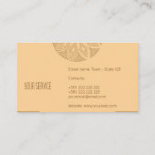 Cartão de visita Padrão 8,9 x 5,1 cm 名刺 (裏面)