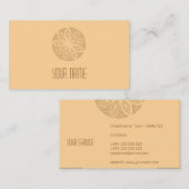 Cartão de visita Padrão 8,9 x 5,1 cm 名刺 (正面/裏面)