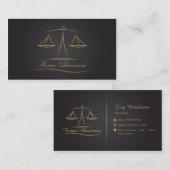 Cartão de visita para advogados 名刺 (正面/裏面)