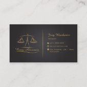 Cartão de visita para advogados 名刺 (裏面)