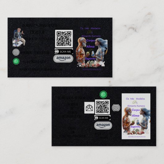 CARTÃO DE VISITA PERSONALIZÁVEL  名刺 (正面/裏面)