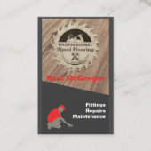 Cartão De Visita Professional Flooring 名刺 (正面)