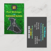 Cartão De Visita Professional Gardener 名刺 (正面/裏面)