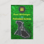Cartão De Visita Professional Gardener 名刺 (正面)