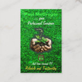 Cartão De Visita Professional Gardening 名刺 (正面)
