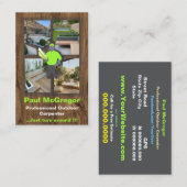 Cartão De Visita Professional Outdoor Carpenter Bu 名刺 (正面/裏面)