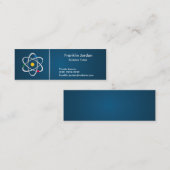 Cartão de visita professor particular スキニー名刺 (正面/裏面)