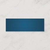 Cartão de visita professor particular スキニー名刺 (裏面)