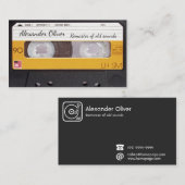 Cartão de Visita Remaster Cassete Tape 名刺 (正面/裏面)