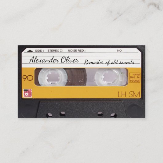 Cartão de Visita Remaster Cassete Tape 名刺 (正面)