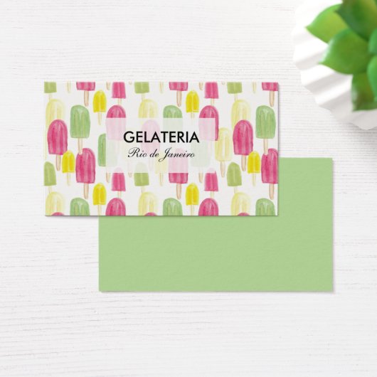 CARTÃO DE VISITA SORVETERIA (デスク)