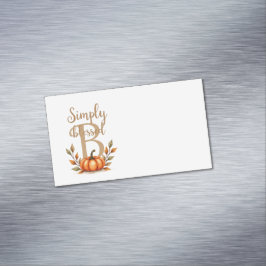 Cartão de Visitas Magnético "Simply Blessed" マグネット名刺