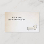 Cartão Divã Psicanalista 名刺 (裏面)