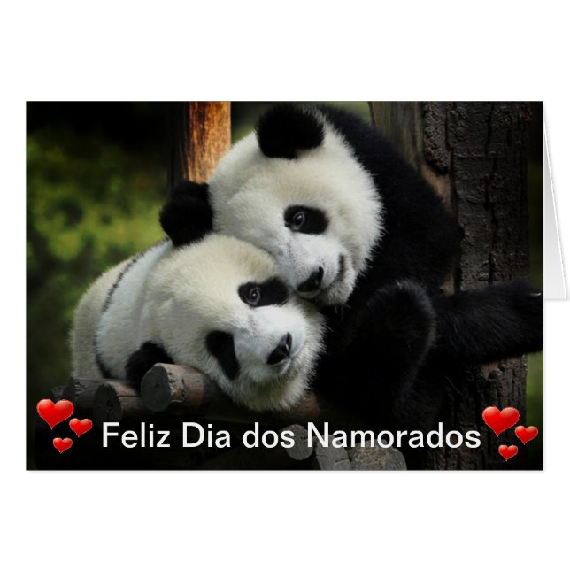 Cartão Feliz Dia Dos Namorados (正面横)