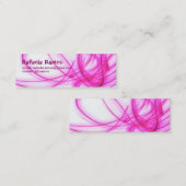 Cartão Fino Light Rosa スキニー名刺 (正面/裏面)