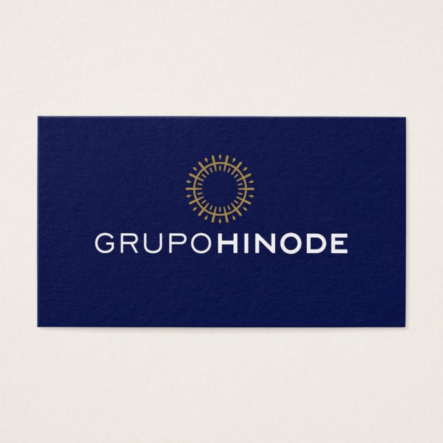 Cartão Grupo Hinode (正面)