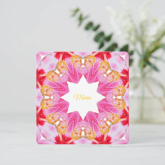 Cartão personalizável セーブザデート (スタンド正面)