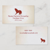 Cartão Poltrona Psicanalista 名刺 (正面/裏面)