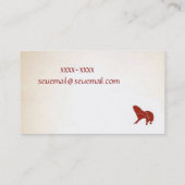 Cartão Poltrona Psicanalista 名刺 (裏面)