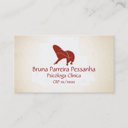 Cartão Poltrona Psicanalista 名刺 (正面)