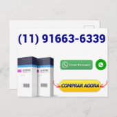 Cartão Postal Comprar Misoprostol NOVO NUMERO(11)  ポストカード (正面/裏面)