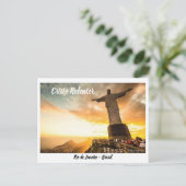 Cartão Postal Cristo Redentor - Rio de Janeiro ポストカード (スタンド正面)