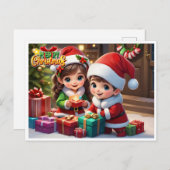 Cartão Postal Feliz Natal シーズンポストカード (正面/裏面)