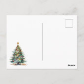 Cartão Postal Feliz Natal árvore de Natal ポストカード (裏面)