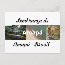 Cartão postal lembrança de Amapá ポストカード