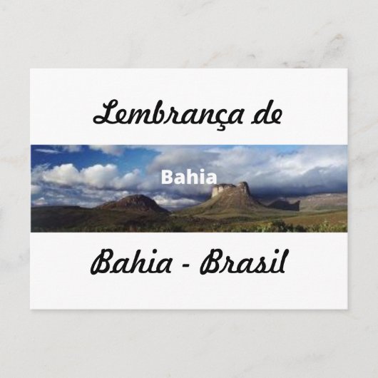 Cartão postal lembrança de Bahia ポストカード (正面)