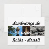 Cartão postal lembrança de Goiás ポストカード (正面/裏面)