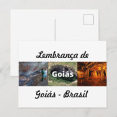 Cartão postal lembrança de Goiás ポストカード (正面/裏面)