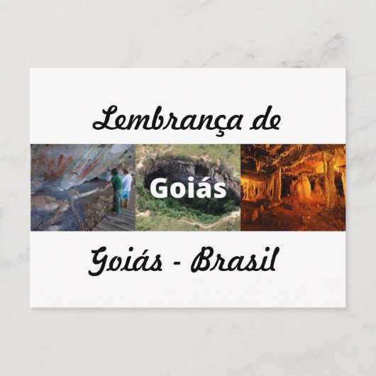 Cartão postal lembrança de Goiás ポストカード (正面)
