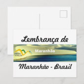Cartáo postal lembrança de Maranhão ポストカード (正面/裏面)