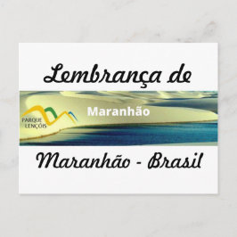 Cartáo postal lembrança de Maranhão ポストカード