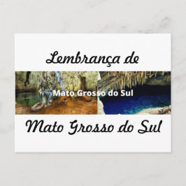 Cartão postal lembrança de Mato Grosso do Sul ポストカード