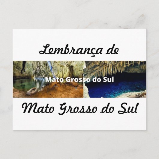 Cartão postal lembrança de Mato Grosso do Sul ポストカード (正面)