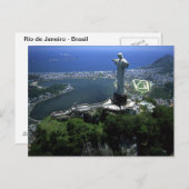 CARTÃO POSTAL RIO DE JANEIRO BRASIL ポストカード (正面/裏面)
