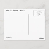 CARTÃO POSTAL RIO DE JANEIRO BRASIL ポストカード (裏面)