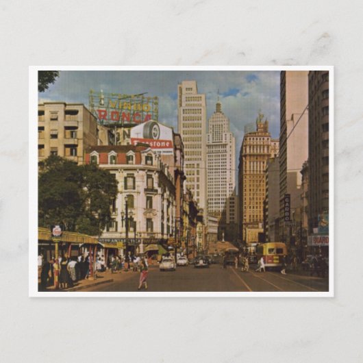 cartao postal sao paulo antiga 1940 シーズンポストカード (正面)