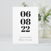 Cartão Reserve a Data Folha Única セーブザデート (スタンド正面)